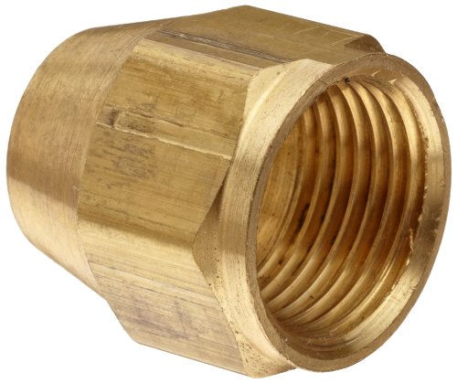 Product Cover Anderson Metals Brass Tube Fitting, Short Flare Nut, 1/4