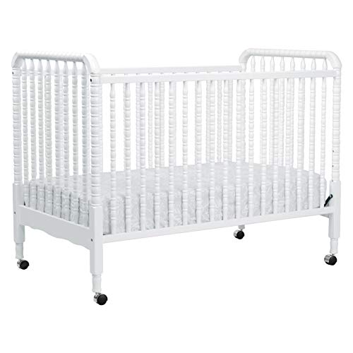 Product Cover DaVinci Jenny Lind 3-in-1 Convertible Portable Crib in White - 4 Adjustable Mattress Positions, Greenguard Gold