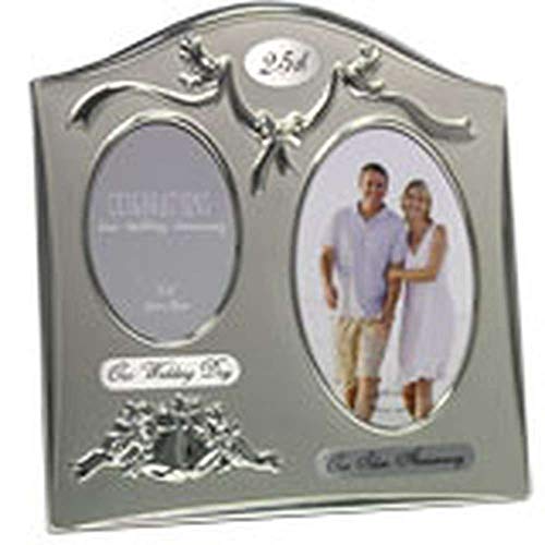 Product Cover Two Tone Silverplated Wedding Anniversary Gift Photo Frame - 