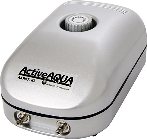 Product Cover Hydrofarm Active Aqua Air Pump, 2 Outlets, 3W, 7.8 L/min