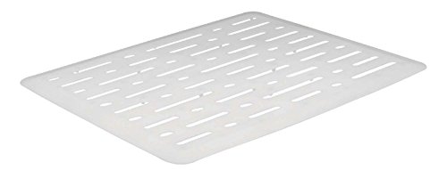Product Cover Rubbermaid Evolution Sink Mat, Small, White FG1G1706WHT