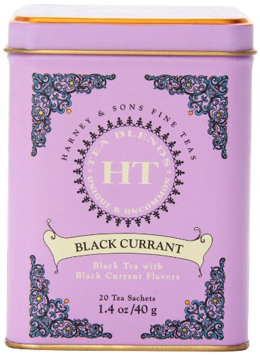 Product Cover Harney & Sons Caffeinated Black Currant Black Tea Tin 20 Sachets