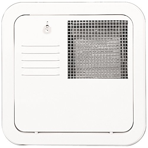 Product Cover Suburban 6255APW Flush Mount 6 Gallon Water Heater Door-Polar White