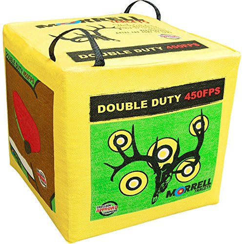 Product Cover Morrell Double Duty 450FPS Field Point Bag Archery Target - for Crossbows, Compounds, Traditional Bows and Airbows