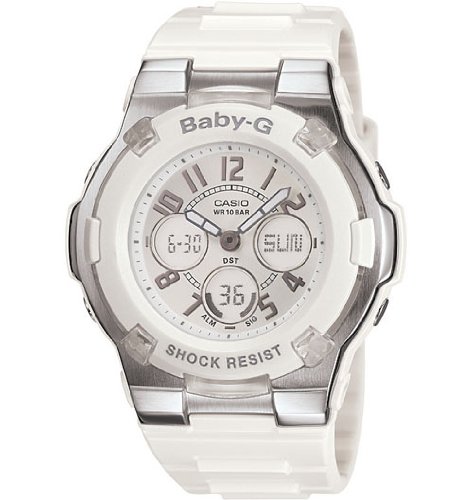 Product Cover Casio Women's BGA110-7B Baby-G Shock-Resistant White Sport Watch