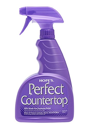 Product Cover Hope's Perfect Countertop Cleaner and Polish, 22-Ounce, Streak-Free, Multi-Surface cleaning spray, Safe on stone sealant, laminate, CORIAN, granite, quartz, marble, stone, and more