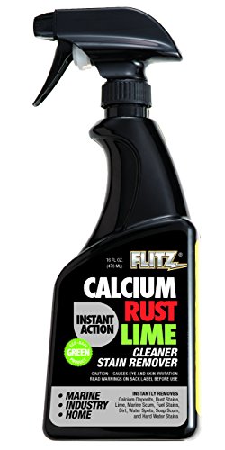 Product Cover Flitz CR 01606 Instant Calcium, Rust and Lime Remover, 16 oz. Spray Bottle