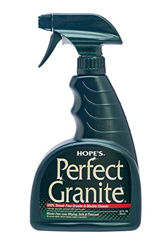 Product Cover Hope's Perfect Granite & Marble Cleaner, 22-Ounce, Safe, Streak-Free, Ammonia-free Granite Cleaning Spray