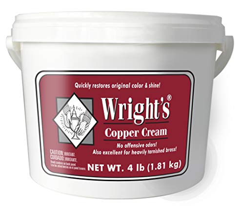 Product Cover Wright's Copper and Brass Cream Cleaner - 4 Lbs - Gently Cleans and Removes Tarnish Without Scratching