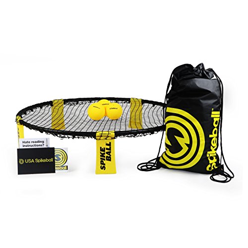 Product Cover Spikeball Standard 3 Ball Kit - Includes Playing Net, 3 Balls, Drawstring Bag, Rule Book