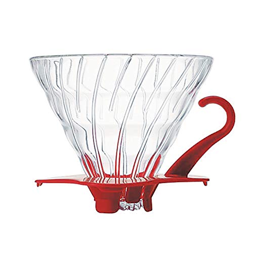 Product Cover Hario V60 Glass Coffee Dripper, Size 02, Red