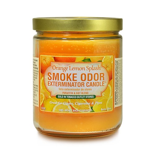 Product Cover Smoke Odor Exterminator Candle Orange Lemon Splash 13 oz