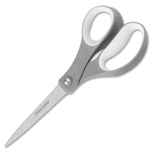 Product Cover Fiskars 01-004761J Softgrip Scissors Straight Stainless Steel, 8 Inch