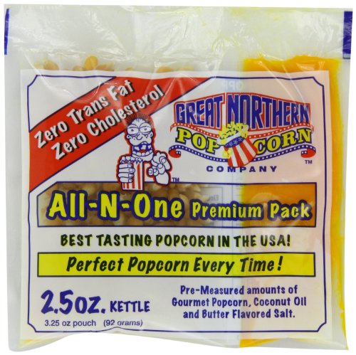 Product Cover 4099 Great Northern Popcorn Premium, Popcorn Portion Packs, 2.5 Ounce (Pack of 24)