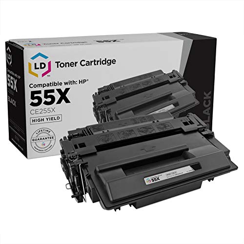 Product Cover LD Compatible Toner Cartridge Replacement for HP 55X CE255X High Yield (Black, 3-Pack)