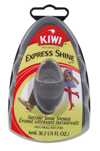 Product Cover Kiwi Neutral Express Shine Sponge, Neutral, 0.2 US fl. oz. (Pack of 3)
