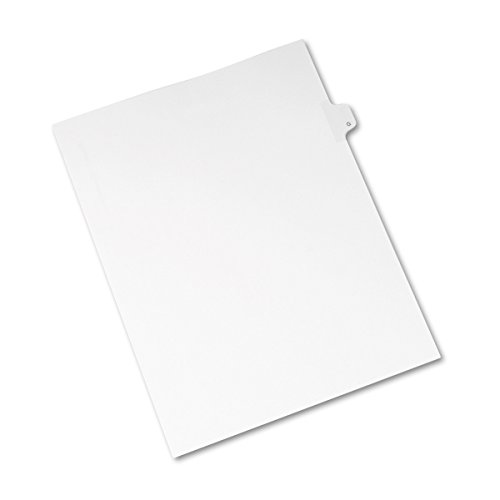 Product Cover Avery Individual Legal Exhibit Dividers, Allstate Style, G, Side Tab, 8.5 x 11 inches, Pack of 25 (82169)