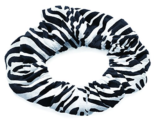 Product Cover TASSI (Zebra) Hair Holder Head Wrap Stretch Terry Cloth, The Best Way To Hold Your Hair Since...Ever!
