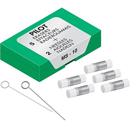 Product Cover Pilot (70001) MS-10 Eraser Refill, Sold as Two Packs of Five: Total of 10 Each