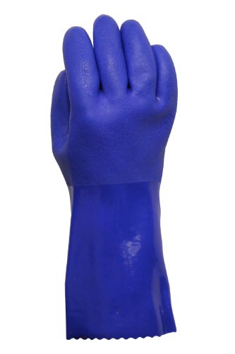 Product Cover Working Hands PVC Coated Heavy Duty Rubber Gloves For Handling Chemicals And Dish Washing