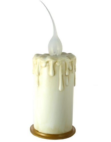 Product Cover Pillar Style Electric Candle Lamp With Silicone Bulb