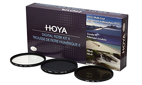 Product Cover Hoya 62mm (HMC UV/Circular Polarizer / ND8) 3 Digital Filter Set with Pouch