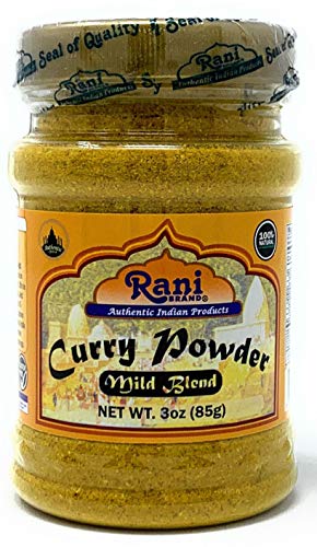 Product Cover Rani Curry Powder Mild Natural 10-Spice Blend 85g (3oz) ~ Salt Free | Vegan | No Colors | Gluten Free Ingredients | NON-GMO | NO Chili or Peppers