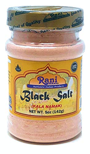 Product Cover Rani Black Salt (Kala Namak) Powder, Vegan 5oz (142g) Unrefined, Pure and Natural | Gluten Free Ingredients | NON-GMO | Indian Origin