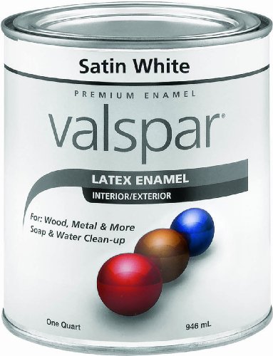 Product Cover Valspar 65001 Premium Interior/Exterior Latex Enamel, 1-Quart, Satin White