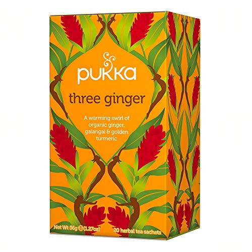 Product Cover Pukka Three Ginger Tea Caffeine Free - 36 grams