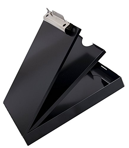 Product Cover Saunders 21117 Recycled Aluminum Cruiser Mate Storage Clipboard - Form Holder with Dual Tray Storage with Self-Locking Latch. Office Supplies