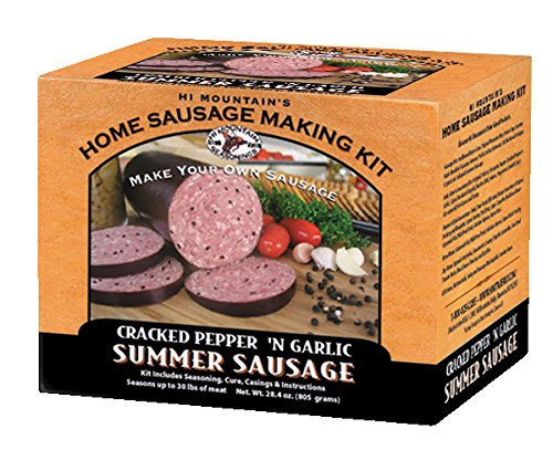 Product Cover Hi Mountain Jerky Cracked Pepper 'n Garlic Summer Sausage Kit