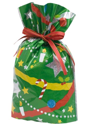 Product Cover Giftmate Drawstring Gift Bag Holiday-14 pc. Set (2-XLG, 6-Large, 6-Medium)