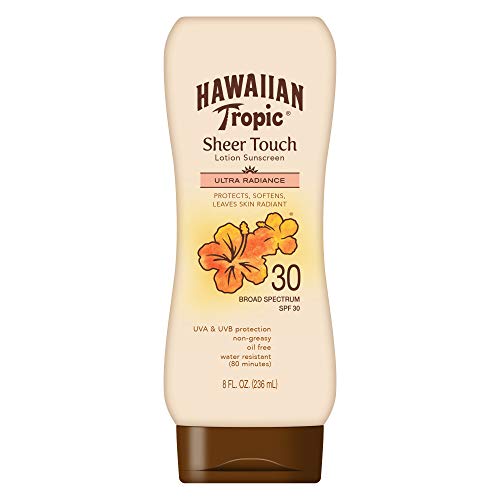 Product Cover Hawaiian Tropic Sheer Touch Lotion Sunscreen, Moisturizing Broad-Spectrum Protection, SPF 30, 8 Ounces