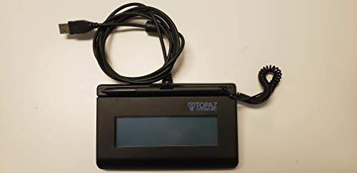 Product Cover Topaz SigLite T-LBK460-HSB-R 1x5 LCD Signature Capture Pad USB Connection (Backlit)