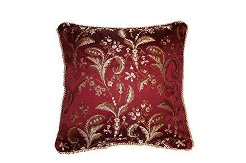 Product Cover Violet Linen Luxury Damask Decorative Cushion Cover, 18