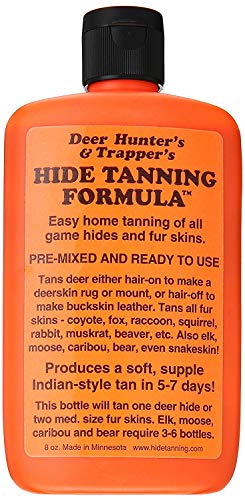 Product Cover Hide and Deer Fur Tanning, 8 Ounces