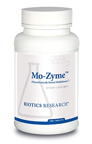 Product Cover Biotics Research Mo-Zyme TM - Molybdenum 50 mcg, Liver Support, Detoxification, Essential Trace Element, Healthy Metabolism, Antioxidant Support 100 Tablets