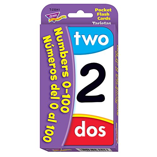 Product Cover Numbers 0-100/Numeros del 0 al 100 Pocket Flash Cards