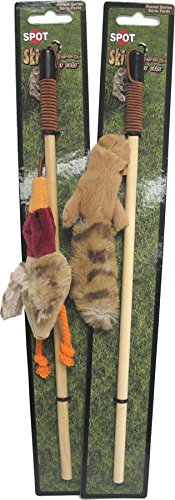 Product Cover Ethical Skinneeez Forest Friends Wand Cat Toy
