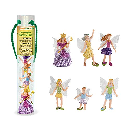 Product Cover Safari Ltd Fairy Fantasies Toy Figurine TOOB, Including 6 Winged Fairies