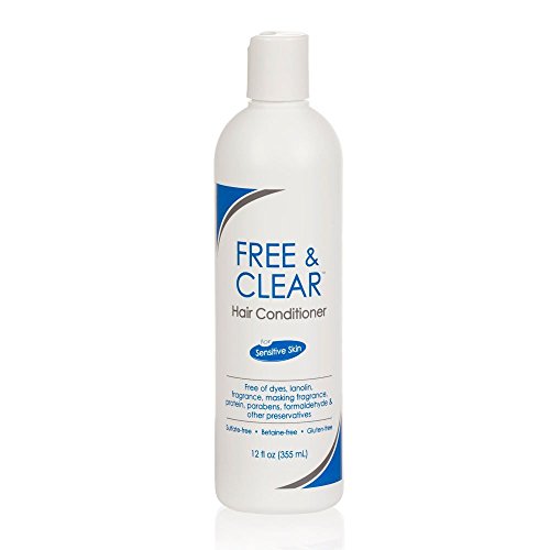 Product Cover Free & Clear Hair Conditioner | Fragrance, Gluten and Sulfate Free | For Sensitive Skin | 12 Ounce