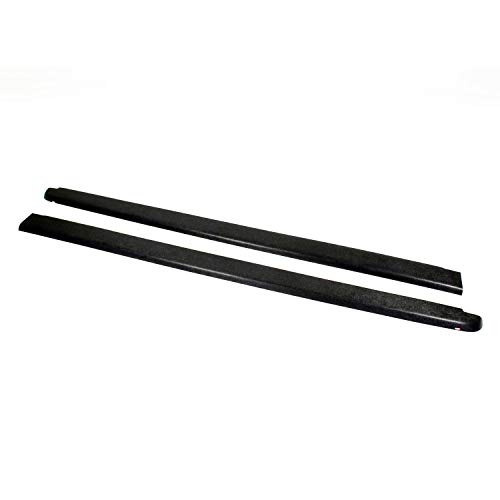 Product Cover Wade 72-40451 Truck Bed Rail Caps Black Smooth Finish without Stake Holes for 2002-2009 Dodge Ram 1500 2500 with 6.5ft bed (Set of 2)