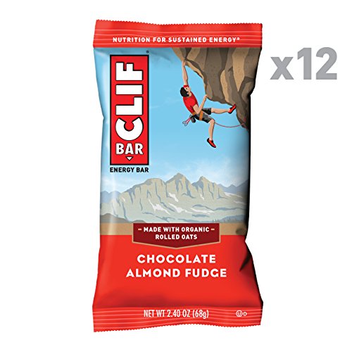 Product Cover CLIF BAR - Energy Bars - Chocolate Almond Fudge - (2.4 Ounce Protein Bars, 12 Count)