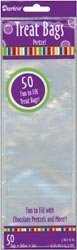 Product Cover Darice Bulk Buy Treat Bags 3 inch x 10 inch 50 Pack Clear 28-004 (6-Pack)