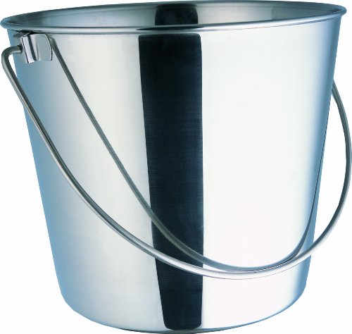 Product Cover Indipets Heavy Duty Stainless Steel Pail, 13-Quart