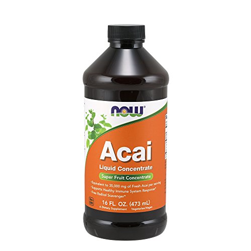 Product Cover Now Supplements, Acai Liquid, Super Fruit Concentrate, 16-Ounce
