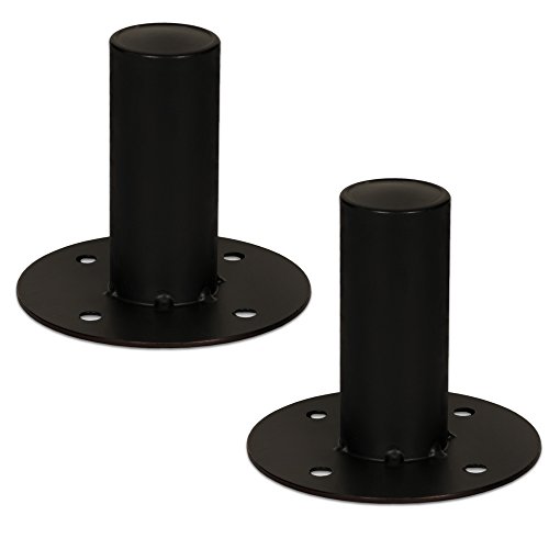 Product Cover Goldwood Speaker Stand Top Hat 2 Speaker Cabinet Pole Mount Black (TH44)