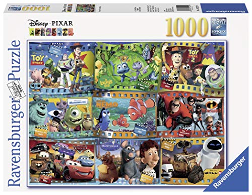 Product Cover Ravensburger Disney Pixar Movies 1000 Piece Jigsaw Puzzle for Adults - Every piece is unique, Softclick technology Means Pieces Fit Together Perfectly