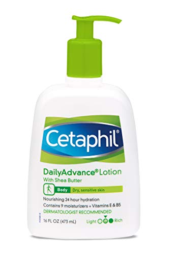 Product Cover Cetaphil Daily Advance Ultra Hydrating Lotion With Shea Butter For Dry, Sensitive Skin, 16 Fl Oz (Pack of 1)